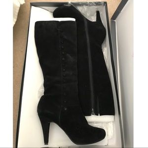 Black Suede Boots